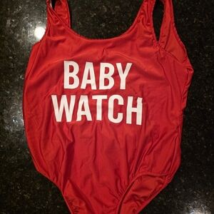Red Women's One Piece Swimsuit